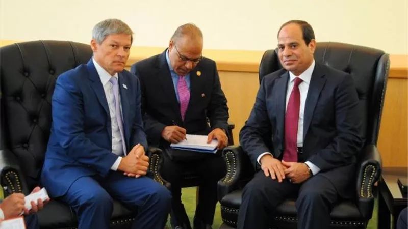 الرئيس الروماني يشيد بالعلاقات مع مصر