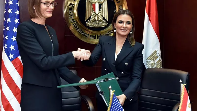 نصر توقع 8 اتفاقيات مع الوكالة الأمريكية للتنمية الدولية بقيمة 121.6 مليون دولار