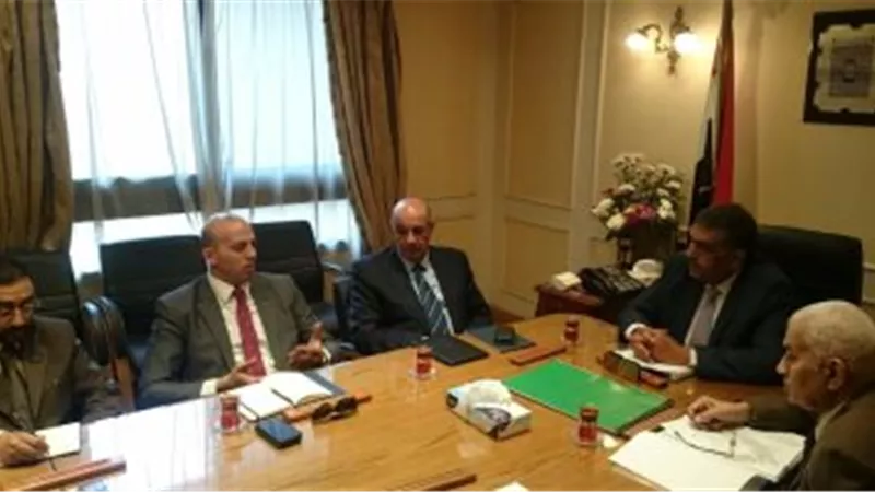 الشرقاوي يلتقى مدير صندوق «تحيا مصر» وممثل شركات سعودية لتصنيع الدواء