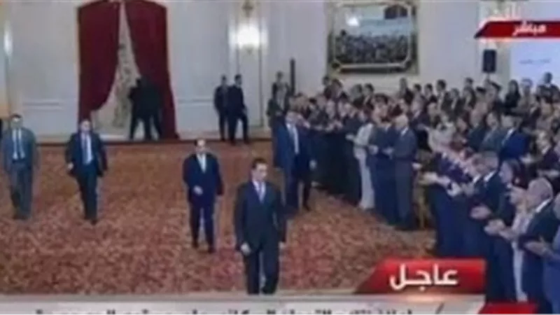 الرئيس السيسى يصل مقر احتفالية إعلان نتائج تعداد سكان مصر 2017