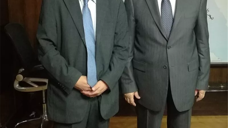 وزير الكهرباء يستقبل وفد شركة هيتاشى اليابانية 