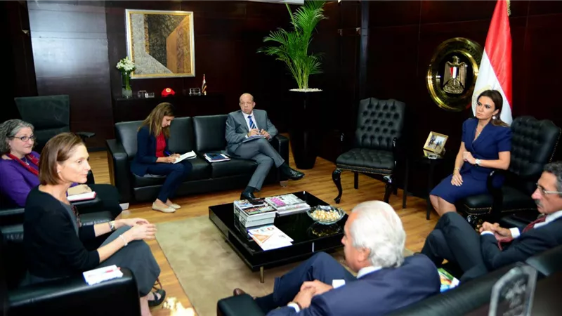 «نصر» تبحث مع الولايات المتحدة سرعة تفعيل اتفاقيات بـ121.6 مليون دولار