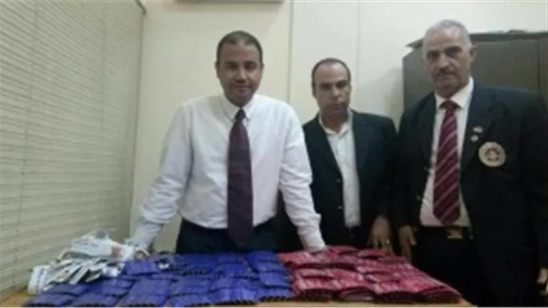 بالصور.. ضبط مكملات غذائية قبل تهريبها من السودان بمطار القاهرة