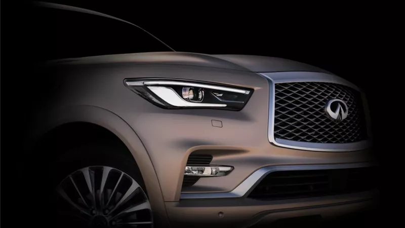  «إنفينيتي» تنشر صور سيارتها QX80 الجديدة كليًا