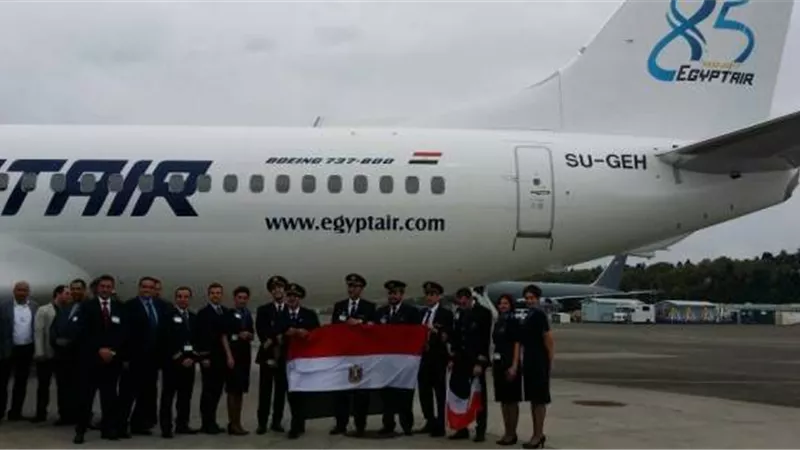 وفد مصر للطيران يتسلم الطائرة الثامنة من صفقة «بوينج»