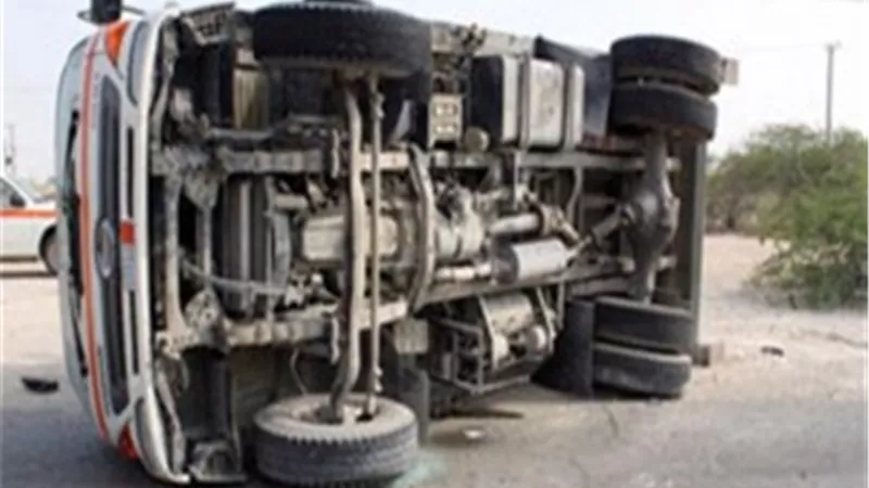 إصابة 8 أشخاص فى إنقلاب ميكروباص بصحراوى ببنى سويف