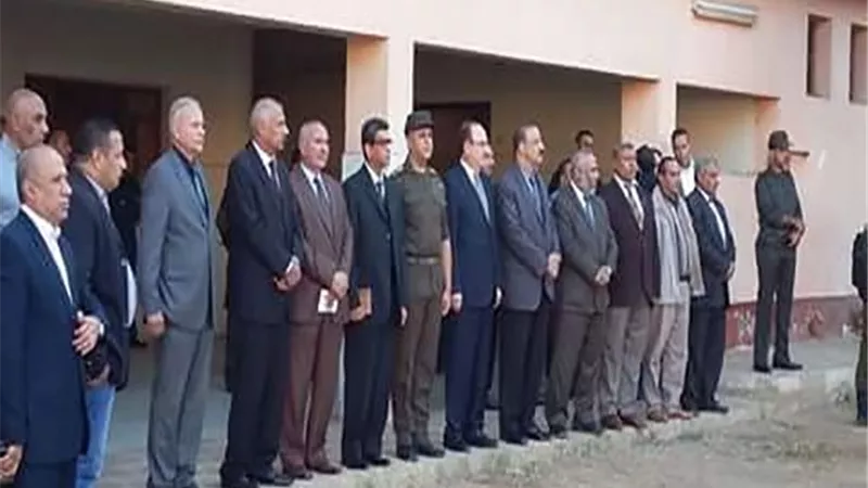محافظ بني سويف يتفقد المدارس العسكرية