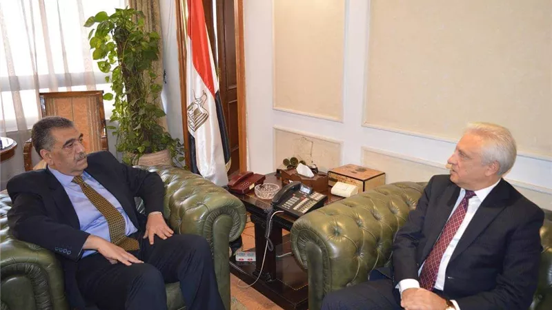 «الشرقاوي» يستقبل سفير بيلاروسيا فى القاهرة لبحث التعاون المشترك