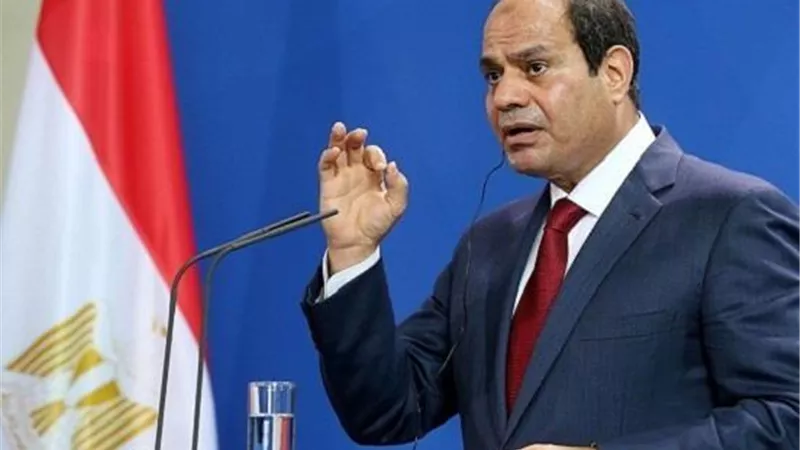 «السيسى» يعطى إشارة بدء تشغيل كوبرى الشهيد «أبانوب» العائم بالقنطرة