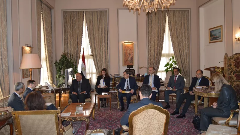 وزير الخارجية يستقبل سكرتير عام منظمة الأمن والتعاون في أوروبا