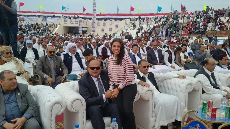 حراس الحدود يشاركون فى اختيار «الرئيس» مؤتمر جماهيري حاشد بمطروح