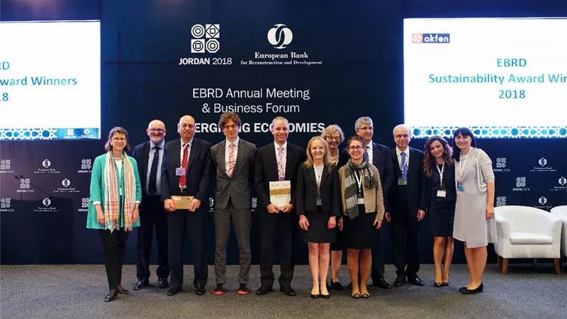 «سكك حديد مصر» تفوز بالجائزة الذهبية للاستدامة من EBRD لعام 2018