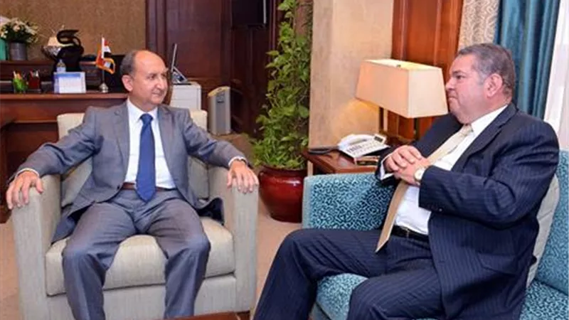 وزيرا الصناعة وقطاع الأعمال العام يبحثان تعزيز التعاون المشترك
