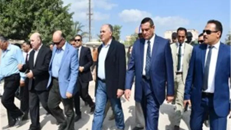 وزير الري يتفقد عمليات إنشاء محطة رفع الخيري الجديدة بالبحيرة